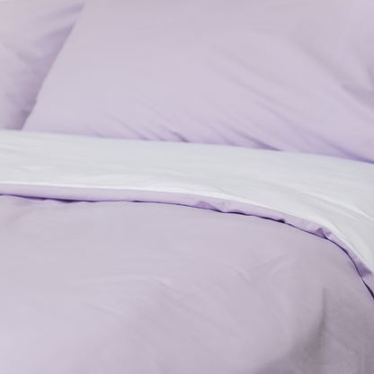 Ensemble housse de couette en percale biologique