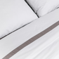 Ensemble housse de couette en percale biologique