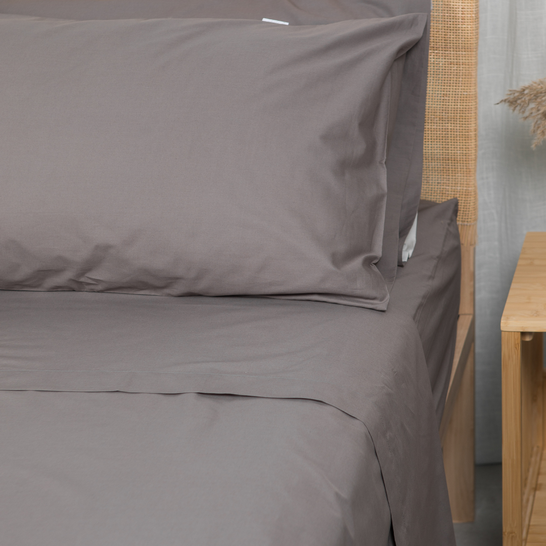 Taies d'oreiller en percale bio