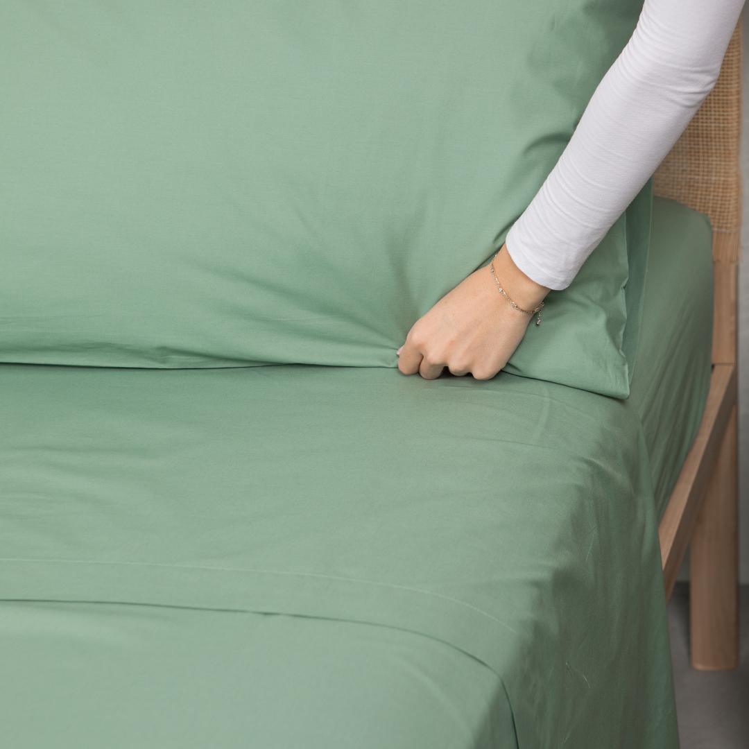 Ensemble de draps en percale biologique