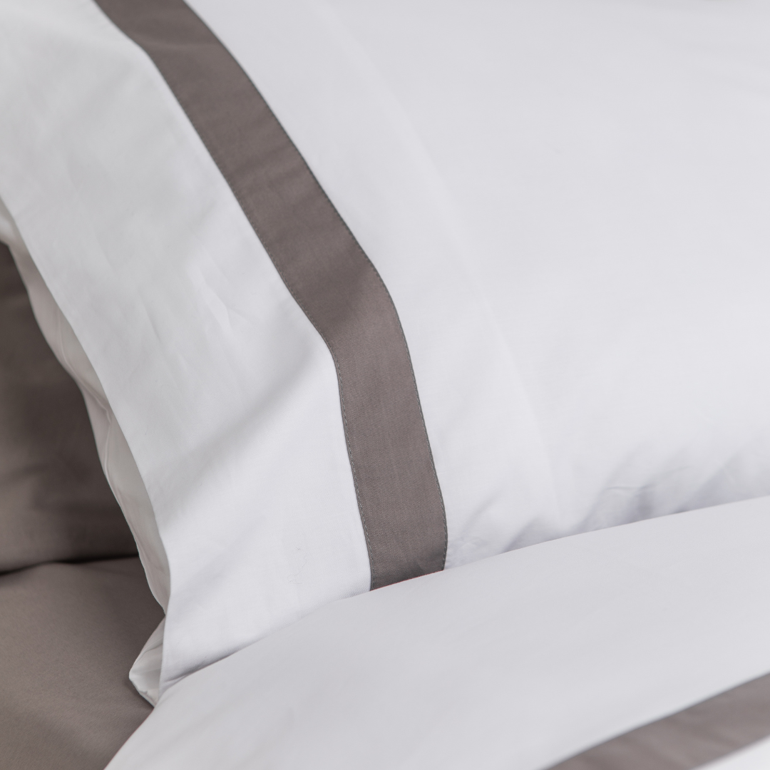 Ensemble housse de couette en percale biologique