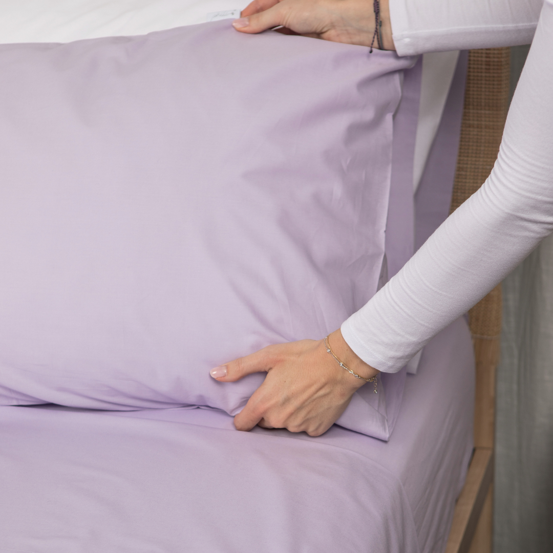 Taies d'oreiller en percale bio