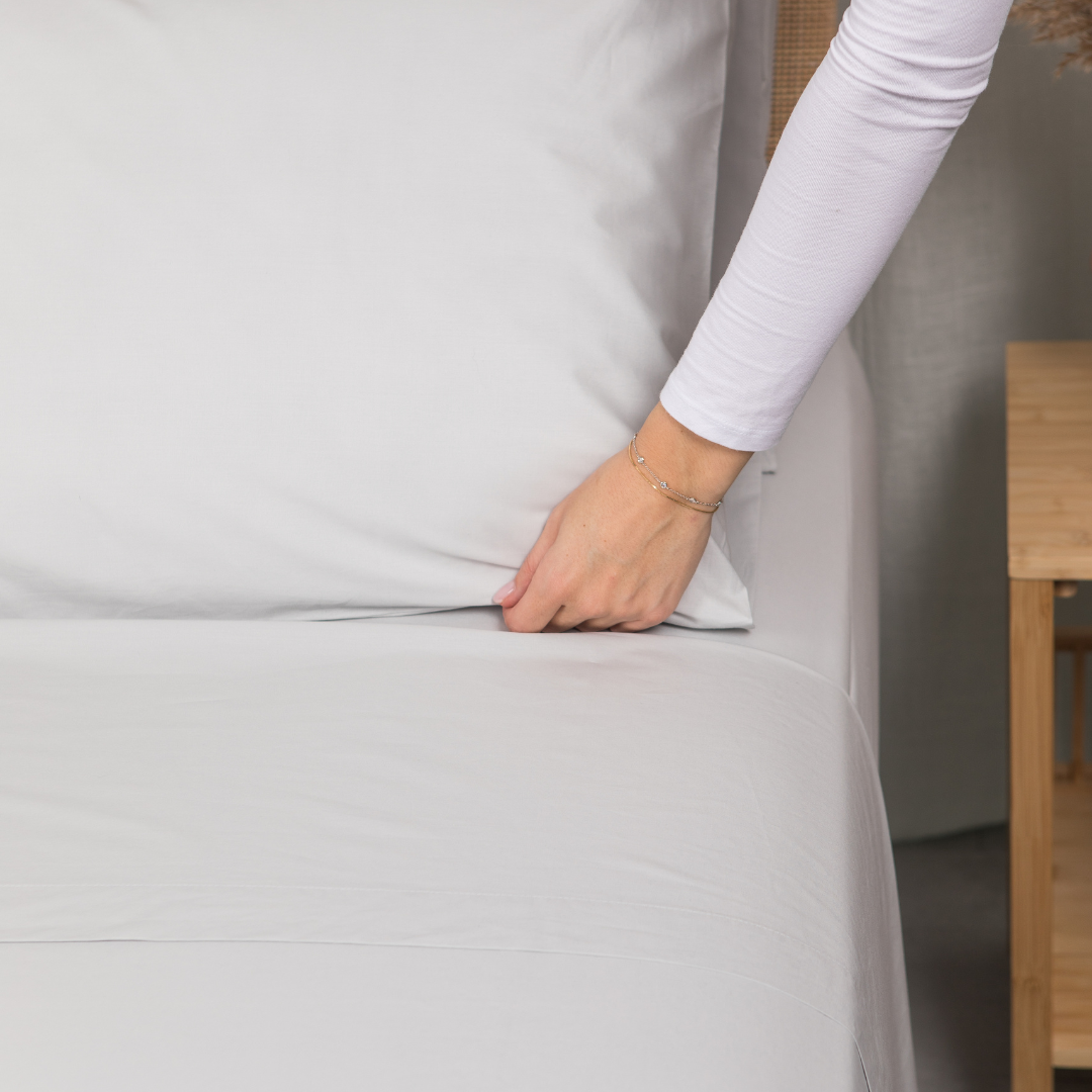 Ensemble de draps en percale biologique