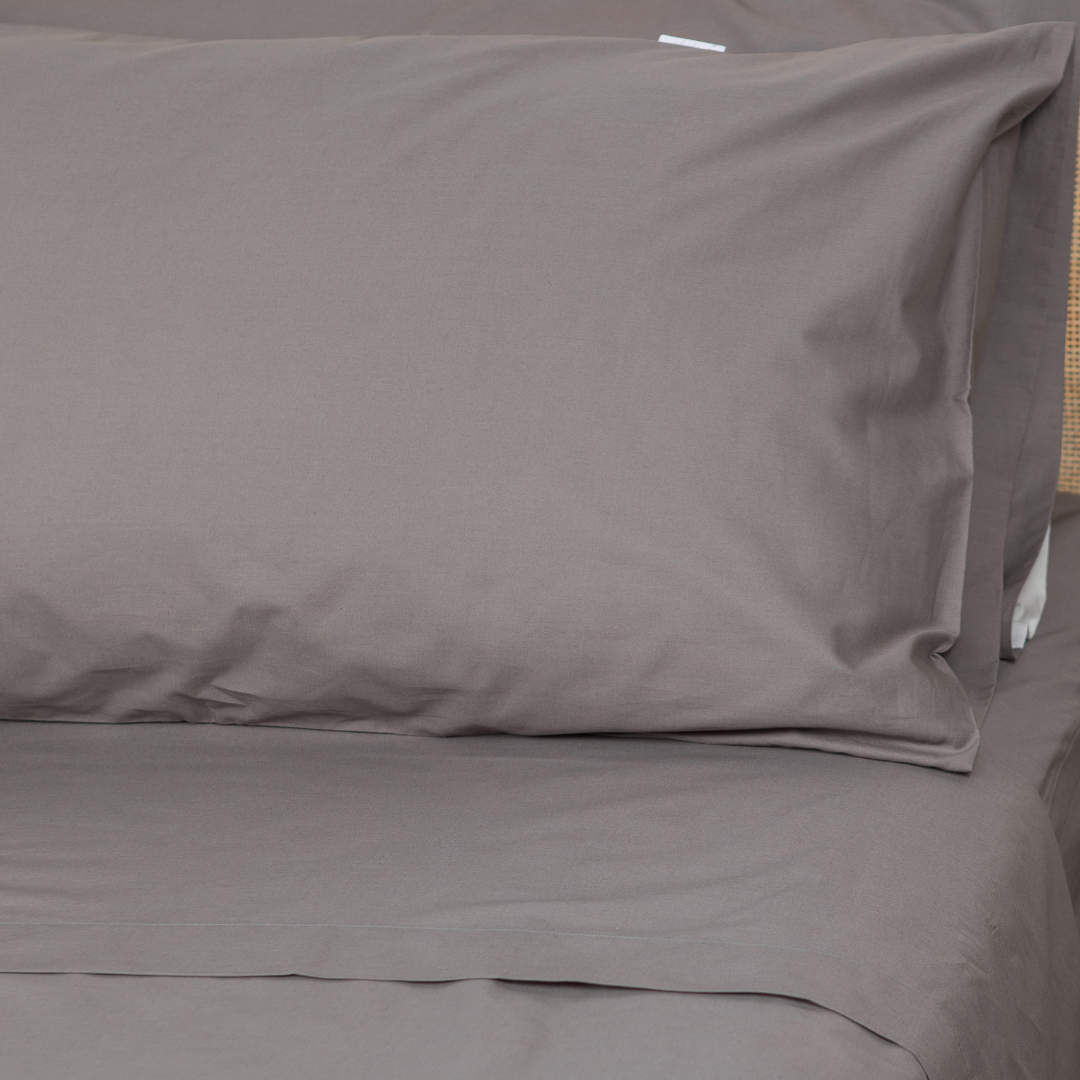 Taies d'oreiller en percale bio